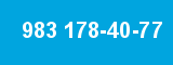 983 178-40-77